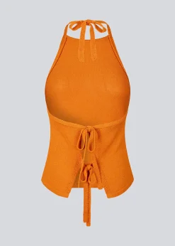Modström JosefineMD halterneck top - Dusty Ombre< Toppe