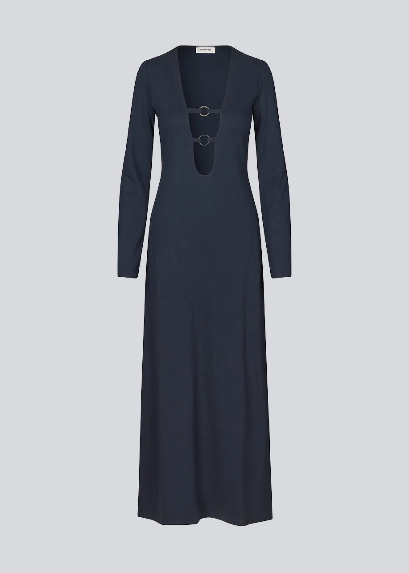 Modström JosefineMD long dress - Baritone Blue< Kjoler