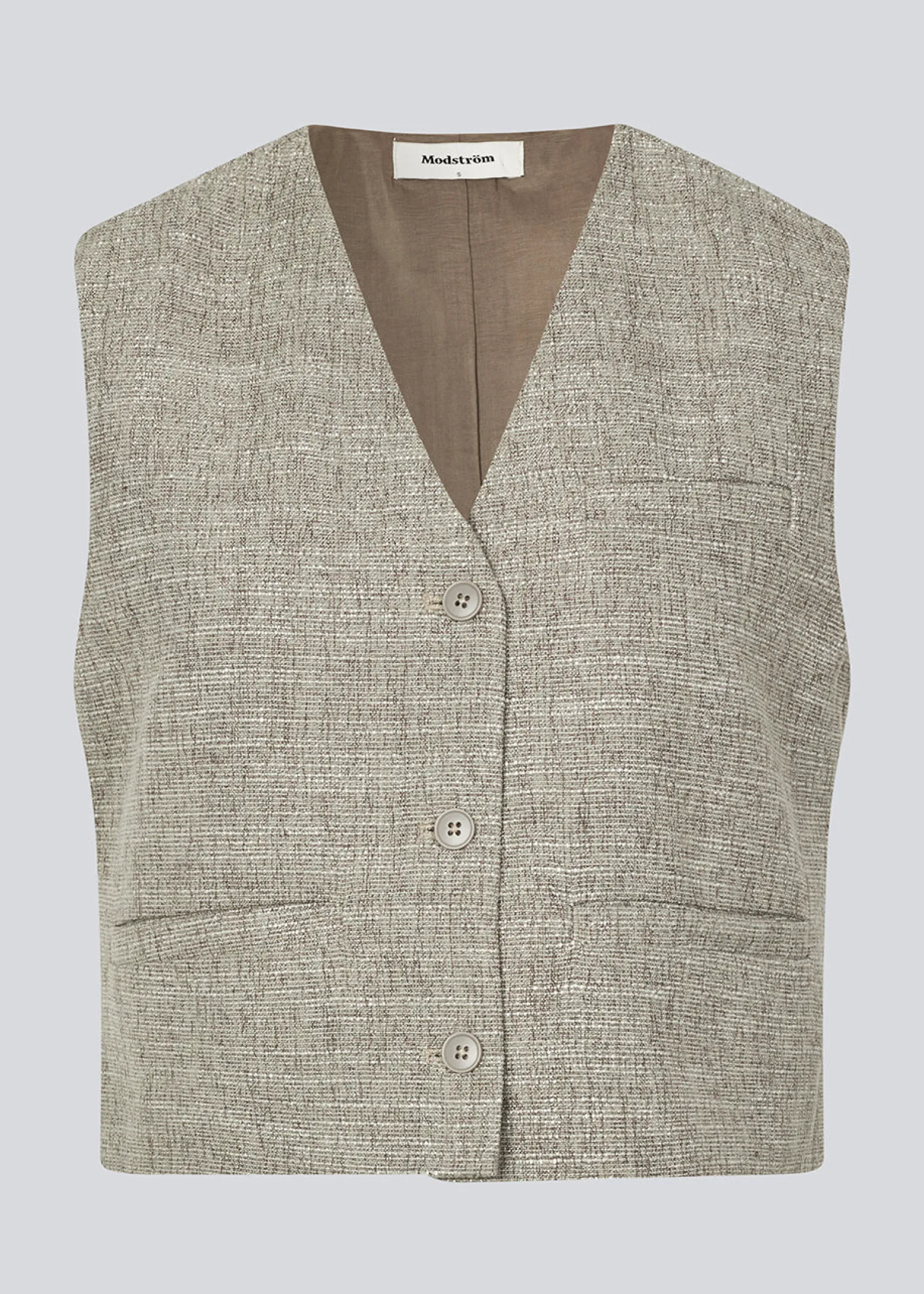Modström KieraMD vest - Grey Melange< Jakkesæt|Veste