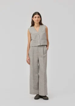 Modström KieraMD vest - Grey Melange< Jakkesæt|Veste