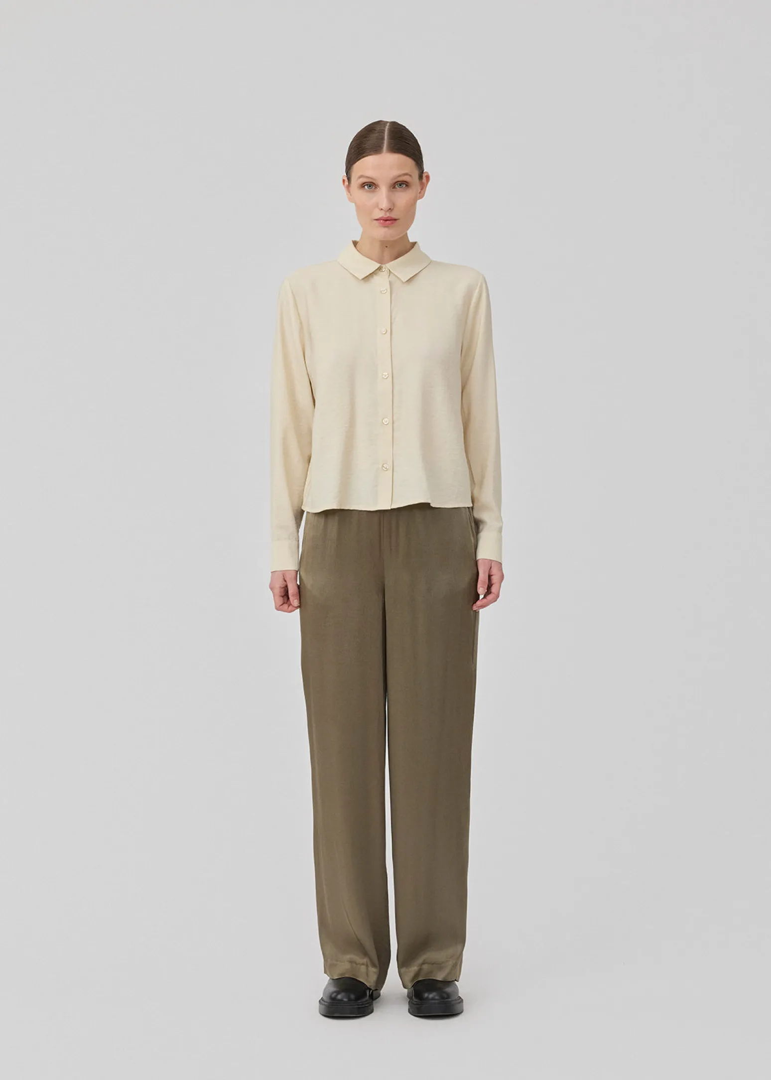 Modström KindleMD pants - Warm Gray< Bukser