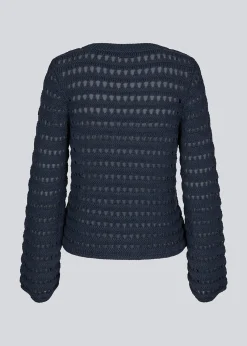 Modström KolbyMD o-neck - Navy Sky< Strik & Bluser