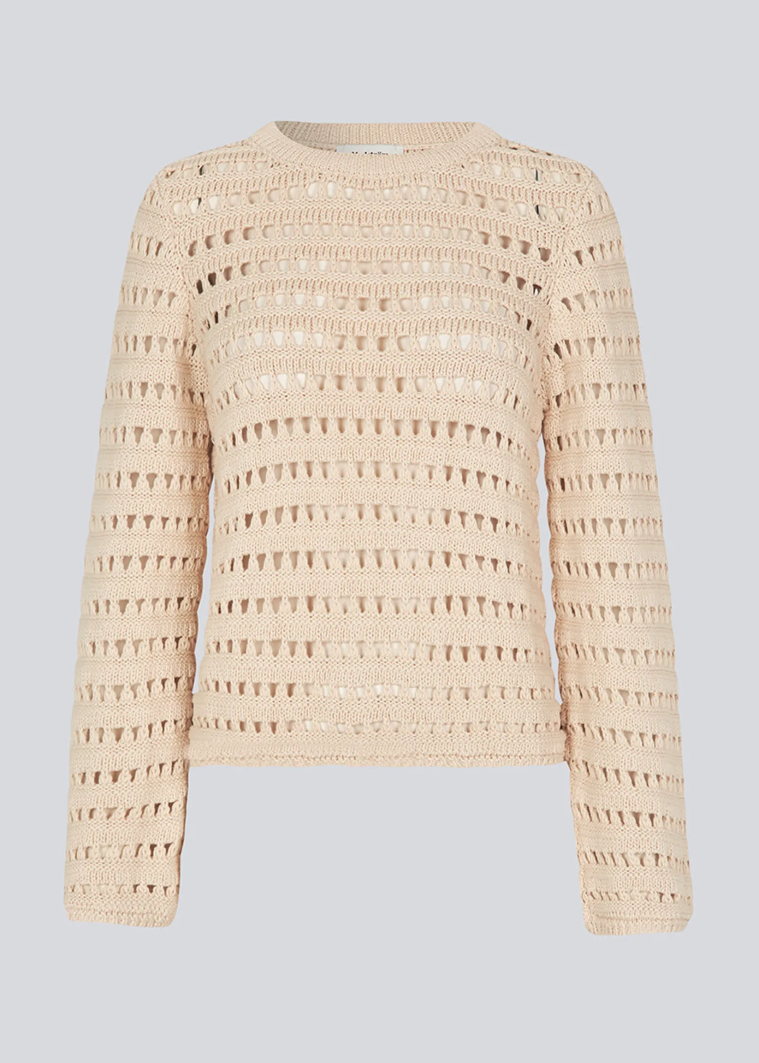 Modström KolbyMD o-neck - Summer Sand< Strik & Bluser