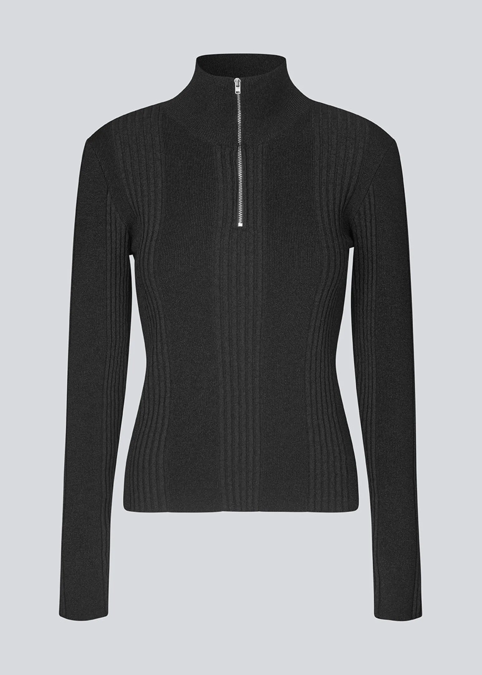 Modström KrissaMD zip t-neck -< Strik & Bluser