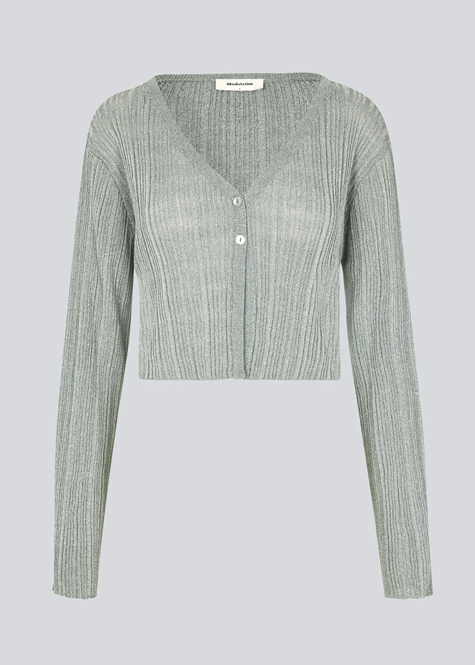 Modström KristenMD cardigan - Silver Grey< Strik & Bluser