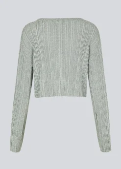 Modström KristenMD cardigan - Silver Grey< Strik & Bluser