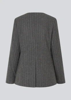Modström KristolMD blazer - Dark Grey Pinstripe< Jakkesæt|Blazere