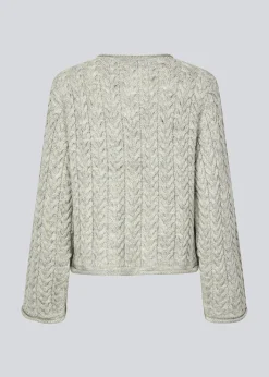 Modström KurtisMD v-neck - Grey Melange< Strik & Bluser