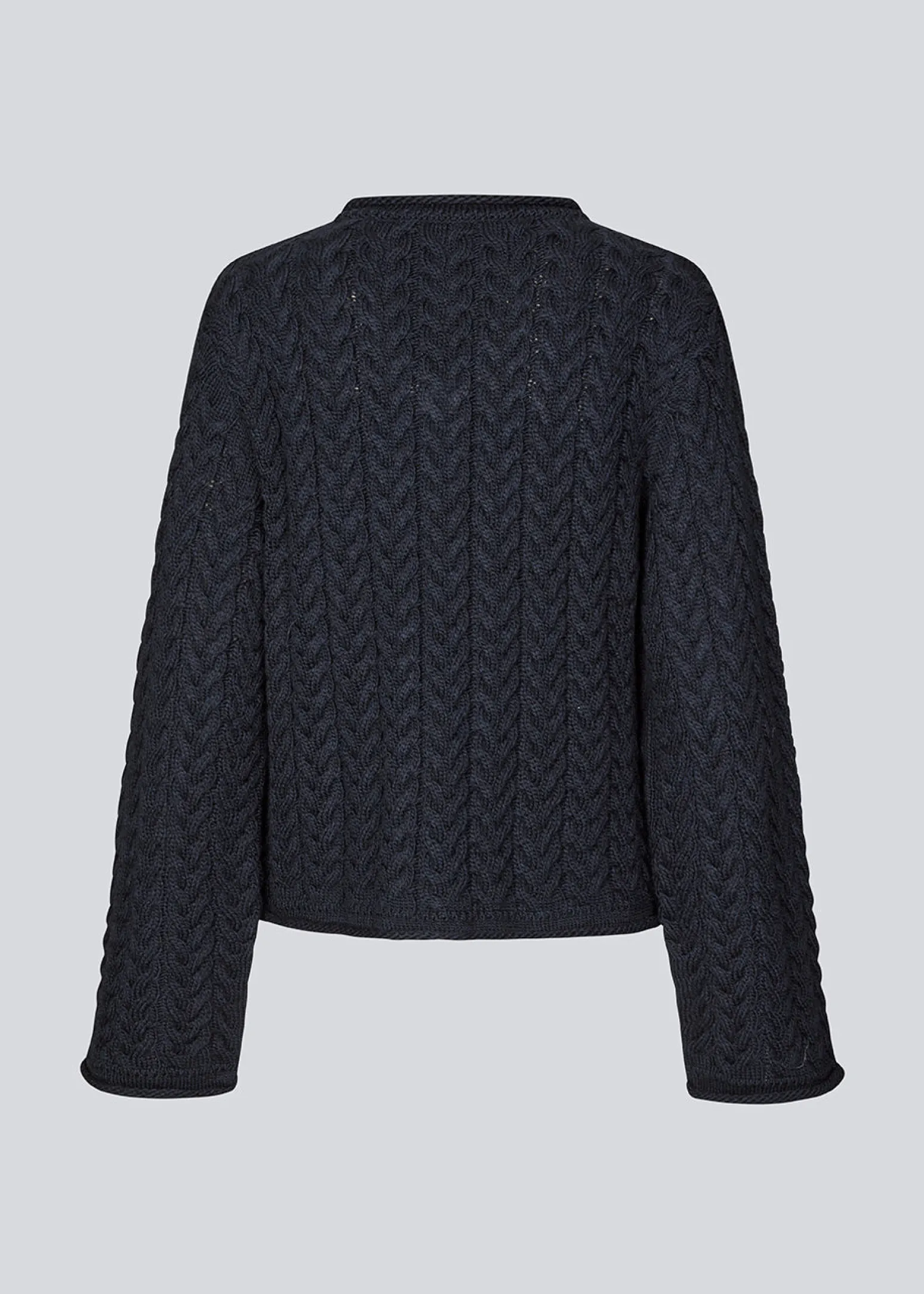 Modström KurtisMD v-neck - Navy Sky< Strik & Bluser