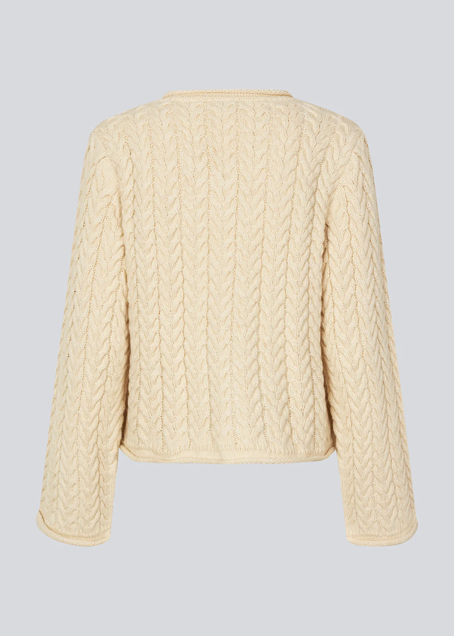 Modström KurtisMD v-neck - Summer Sand< Strik & Bluser