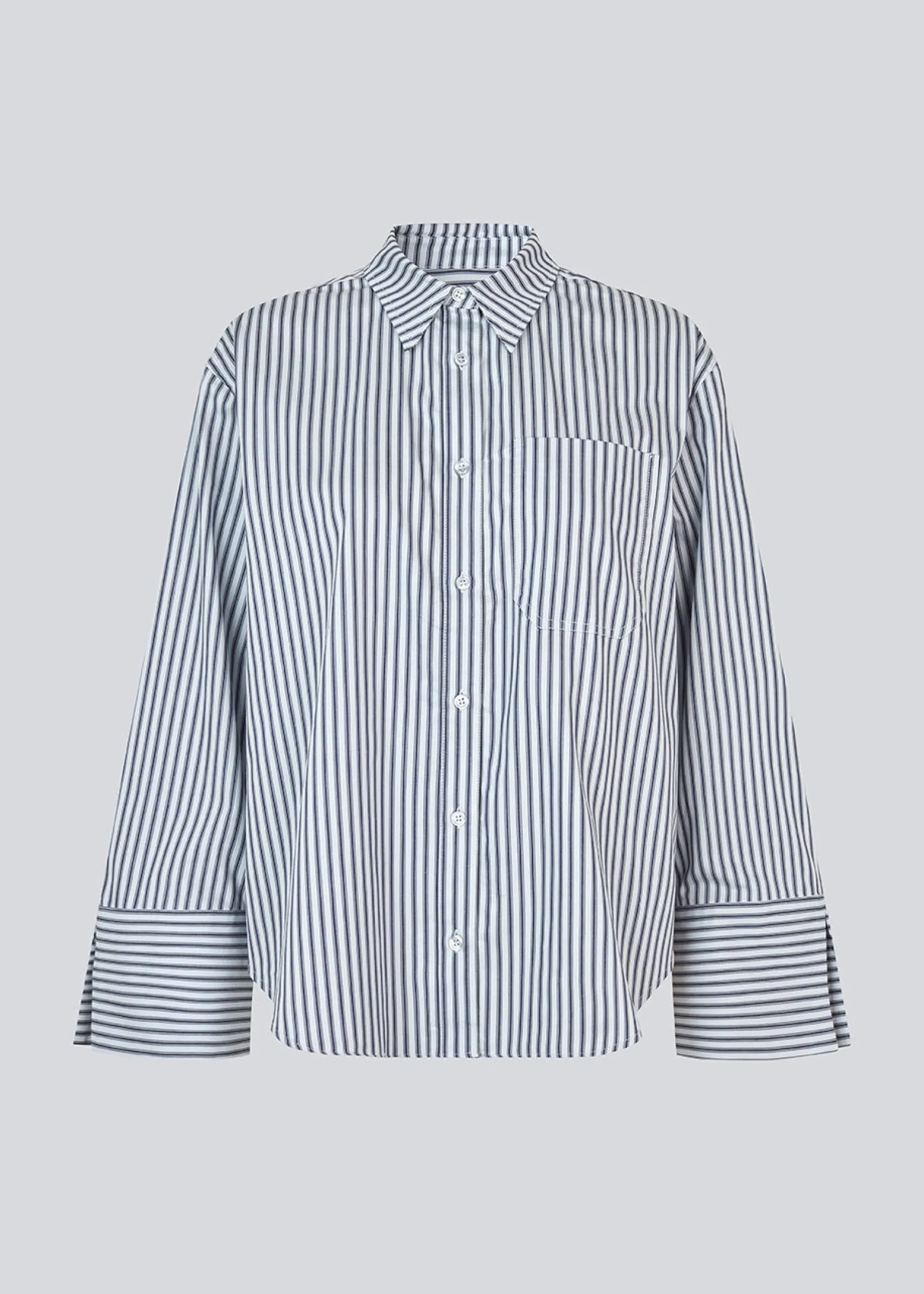 Modström LaineyMD shirt - Delicate blue stripe< Skjorter