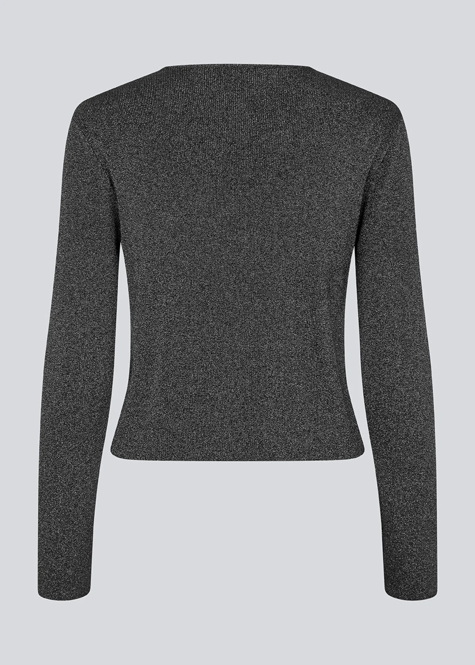 Modström LuckyMD cardigan - Dark Silver< Strik & Bluser