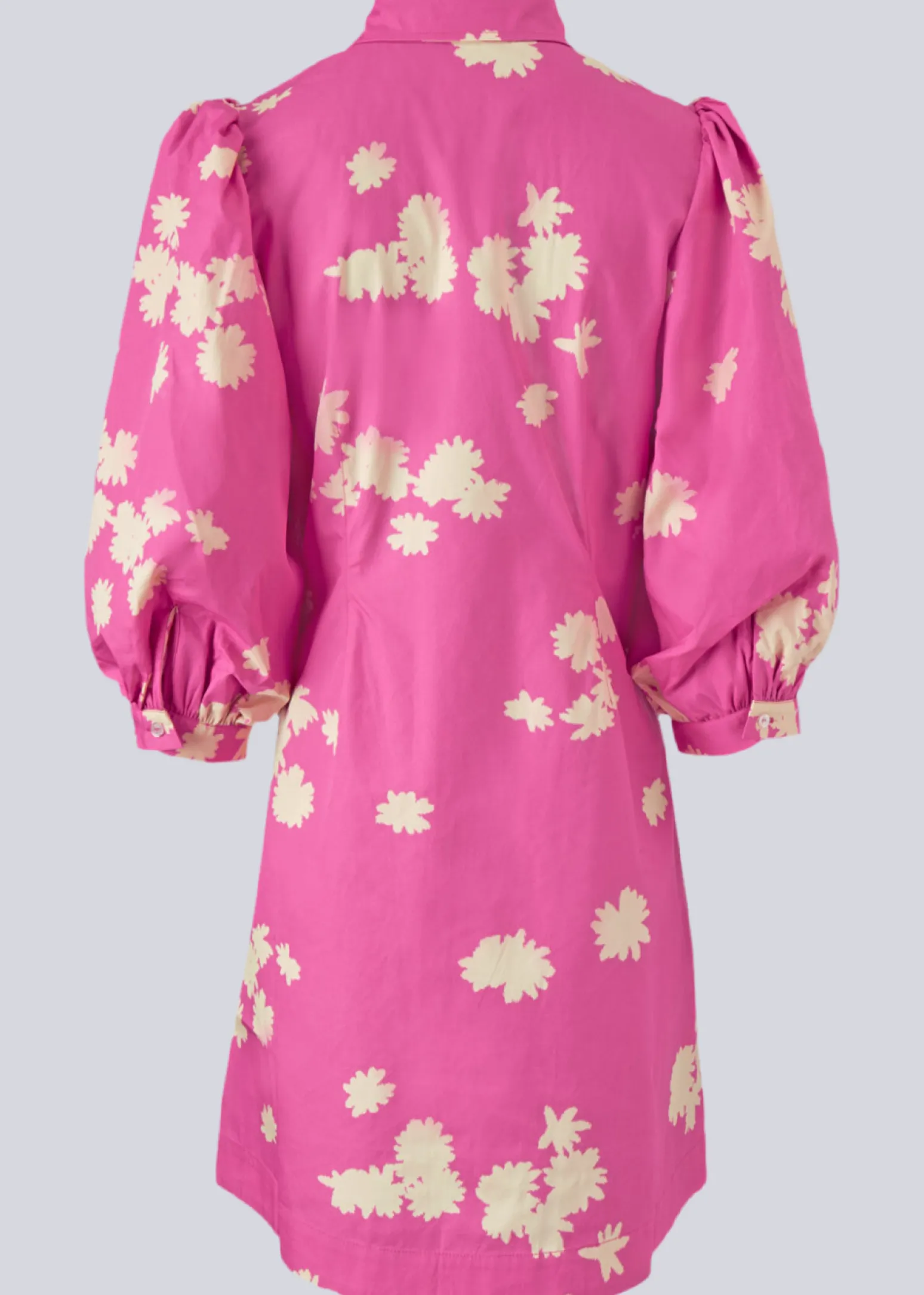 Modström Milan print dress - Wind Flower Pink< Kjoler