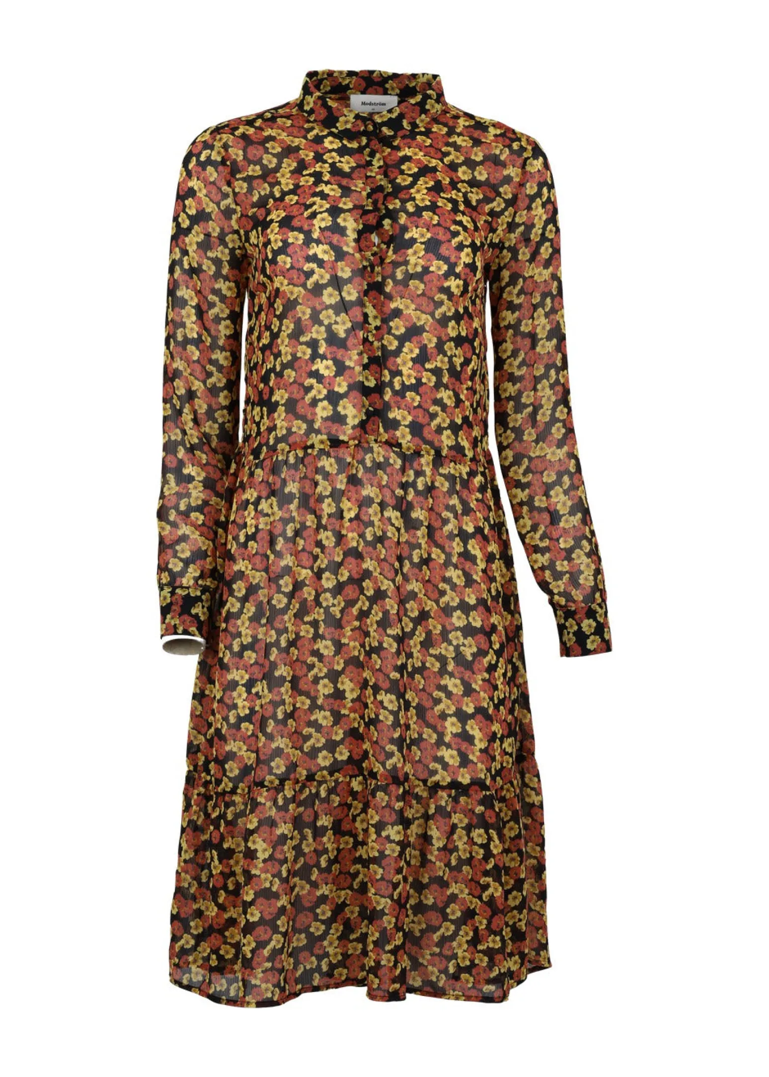 Modström Preloved Annabelle print dress, varen er en brugt style - Flower mix< Preloved