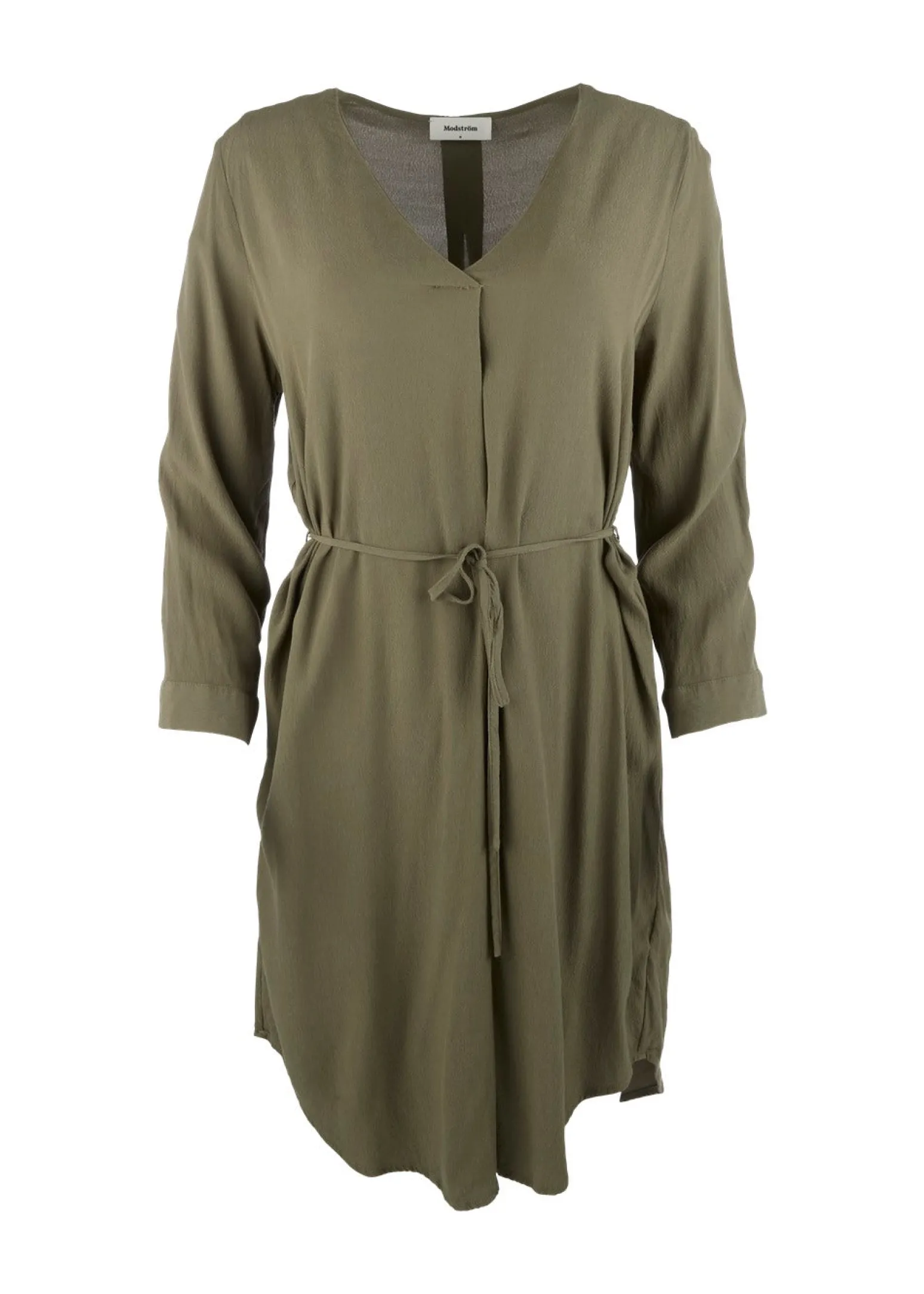 Modström Preloved Baloo dress, varen er en brugt style - Dark khaki< Preloved