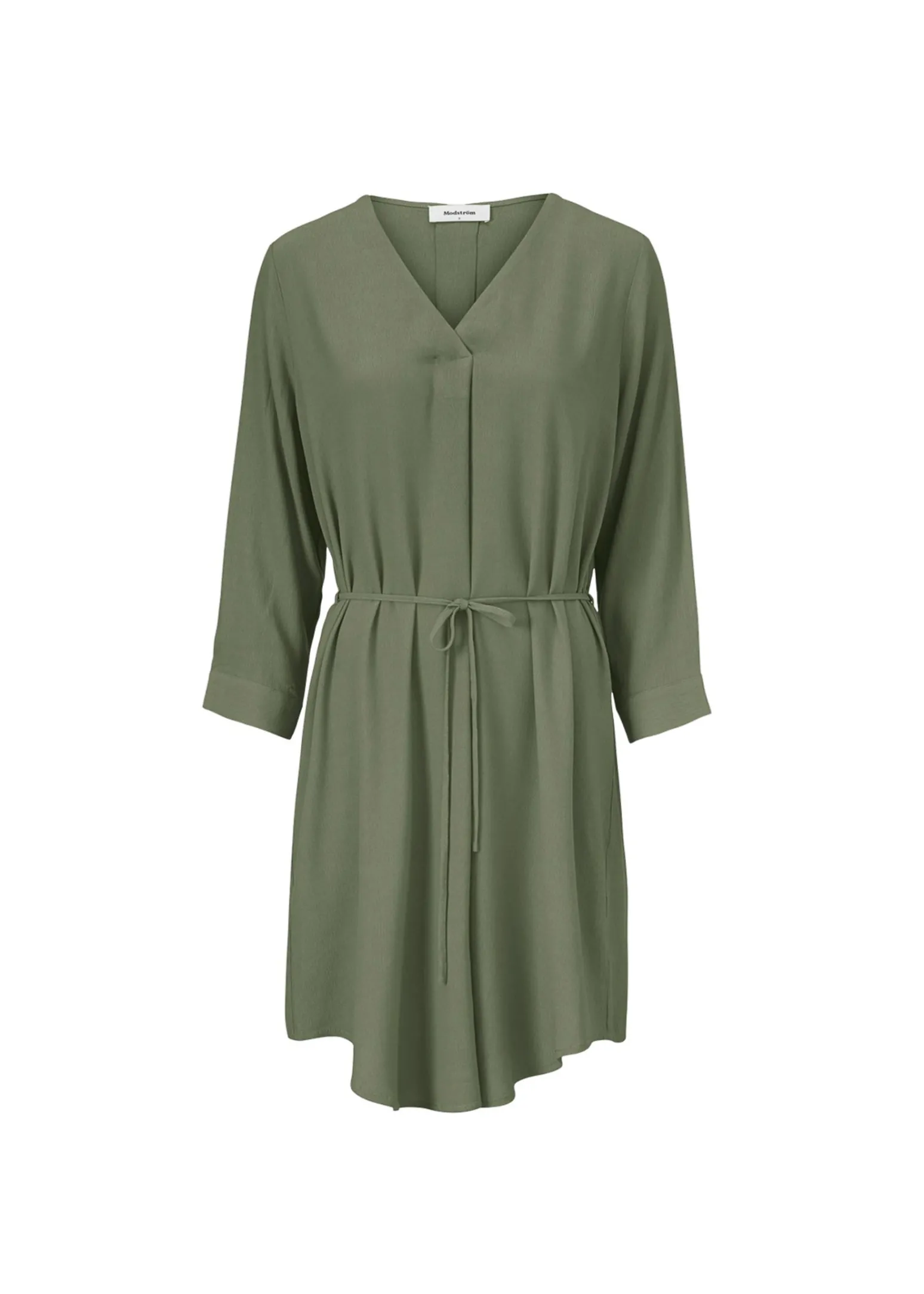 Modström Preloved Baloo dress, varen er en brugt style - Dark khaki< Preloved