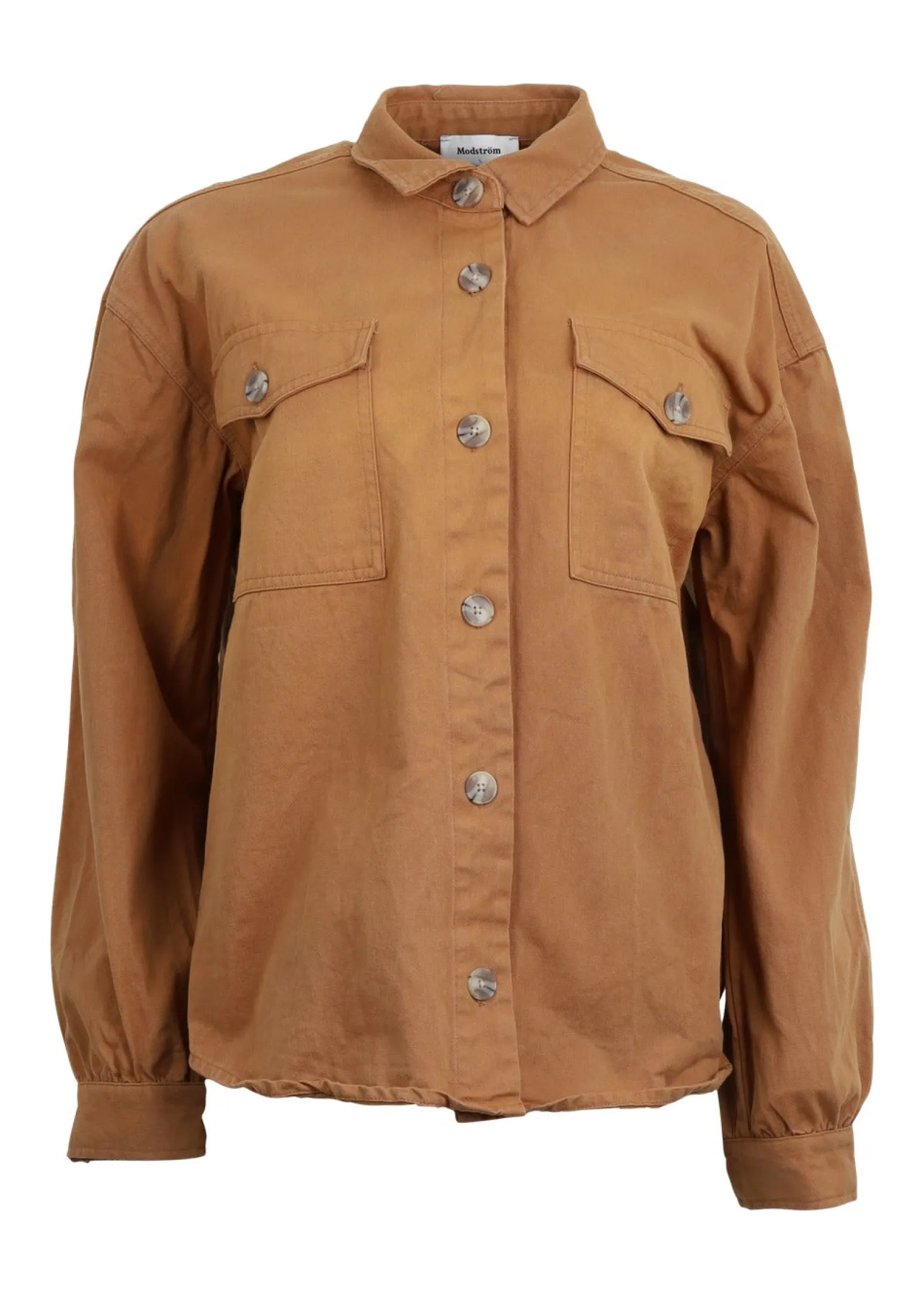 Modström Preloved Catalina shirt, varen er en brugt style - Brown Oak< Preloved
