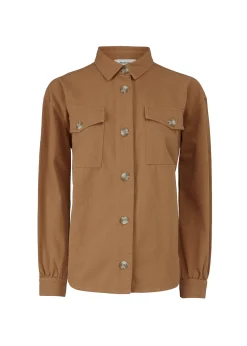 Modström Preloved Catalina shirt, varen er en brugt style - Brown Oak< Preloved