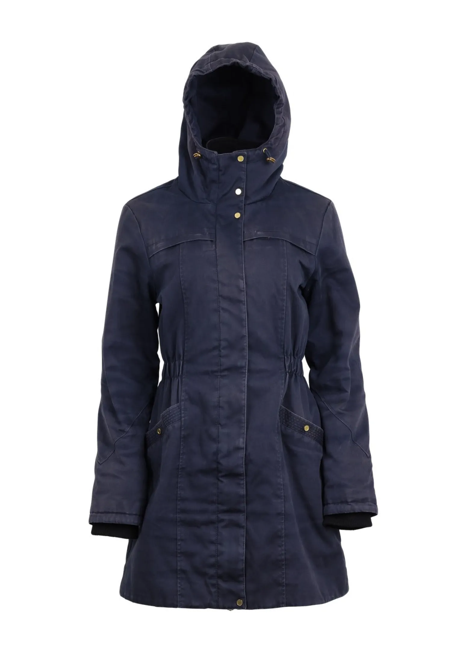 Modström Preloved Frida gold trim, varen er en brugt style - Navy Noir< Preloved