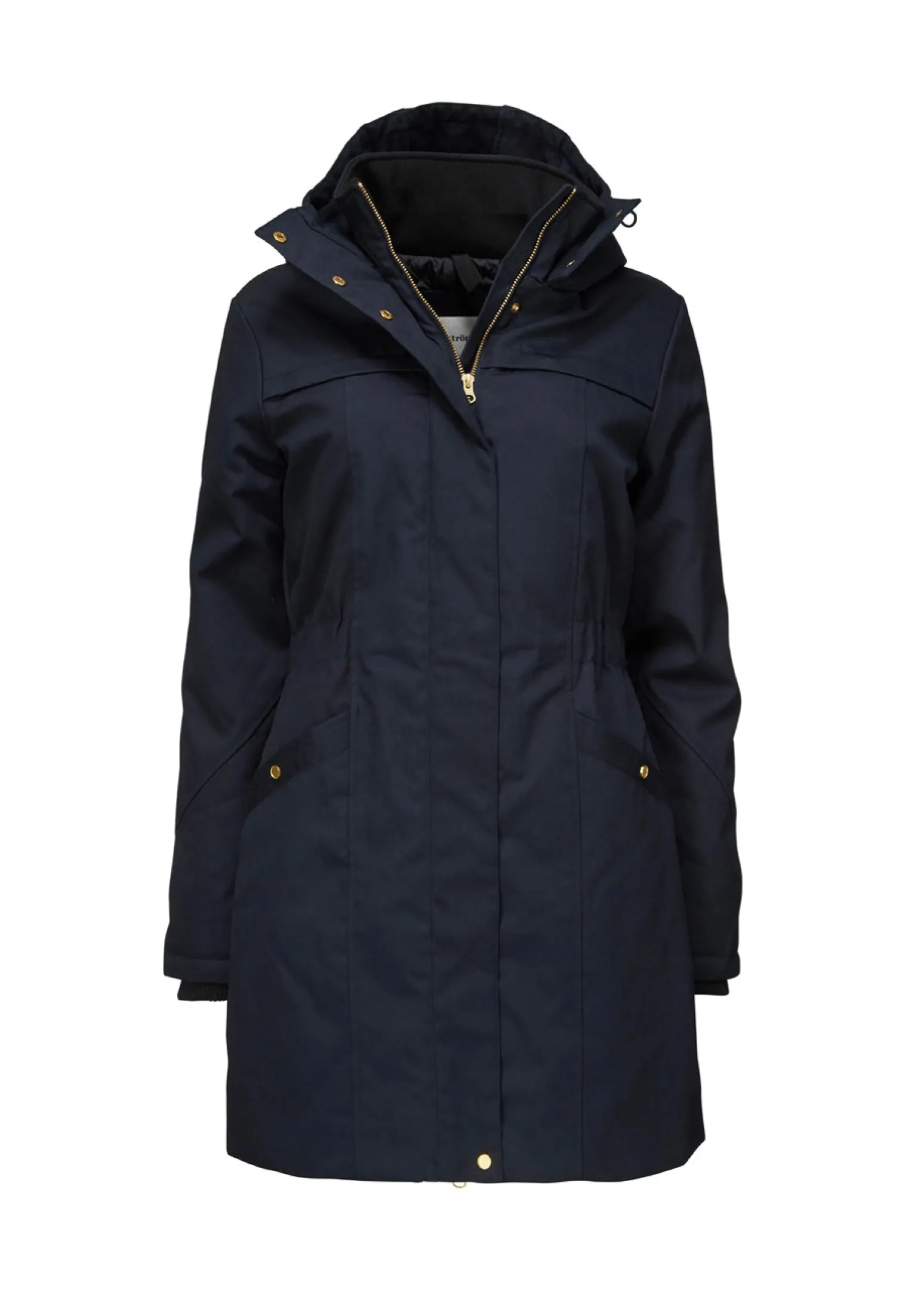 Modström Preloved Frida gold trim, varen er en brugt style - Navy Noir< Preloved