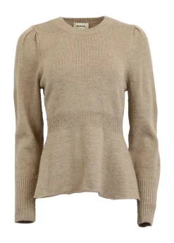 Modström Preloved Hedvig o-neck, varen er en brugt style - Powder Sand< Preloved