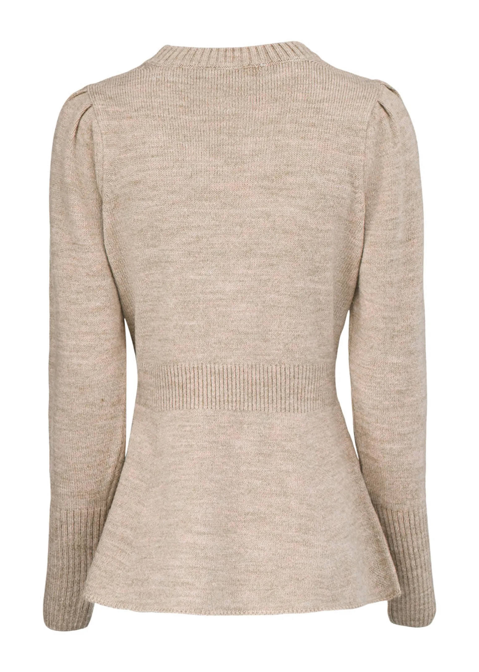 Modström Preloved Hedvig o-neck, varen er en brugt style - Powder Sand< Preloved