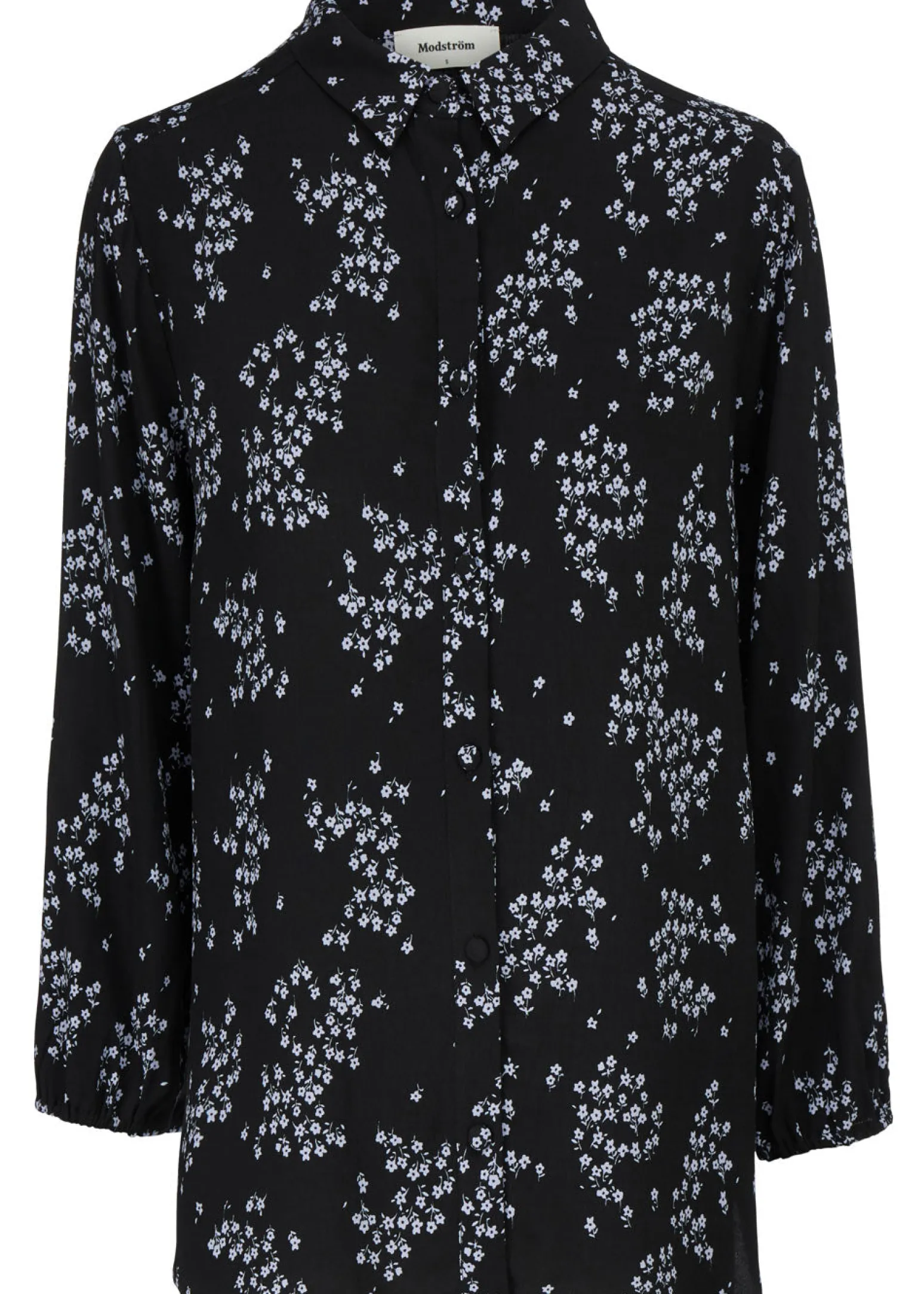Modström Preloved Hunch print shirt, varen er en brugt style - Flower Pond< Preloved