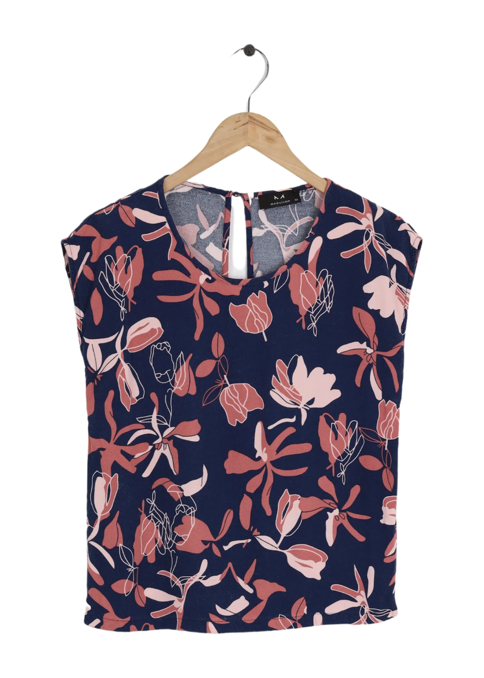 Modström Preloved Karima top - Tulip Navy< Preloved