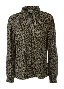 Modström Preloved OdaMD print shirt, varen er en brugt style - Flower leaf< Preloved