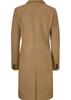 Modström Preloved Odelia Coat, varen er en brugt style - Brown Sugar< Preloved