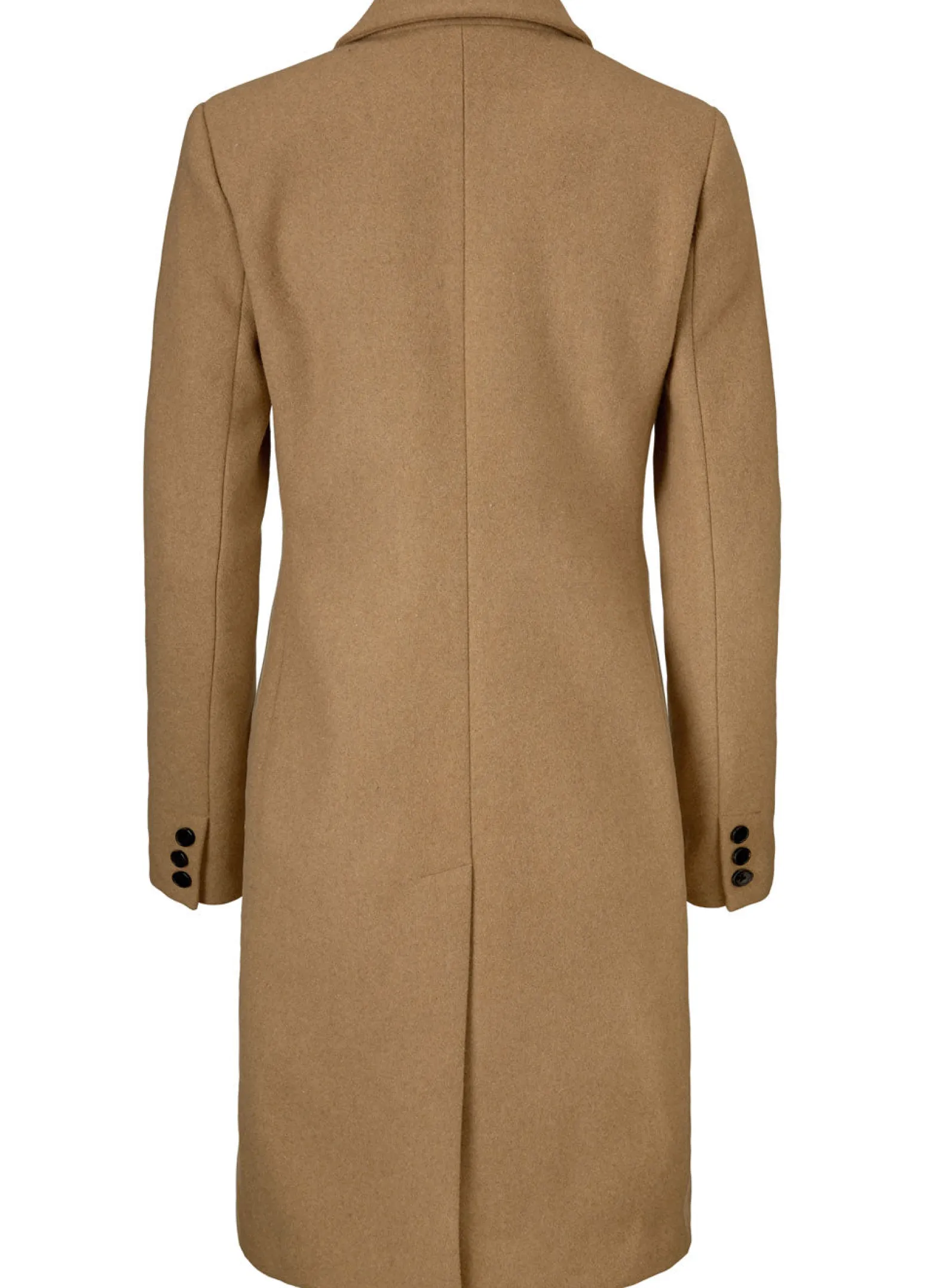 Modström Preloved Odelia Coat, varen er en brugt style - Brown Sugar< Preloved