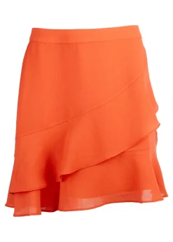 Modström Preloved Origami skirt, varen er en brugt style - Cherry Tomato< Preloved