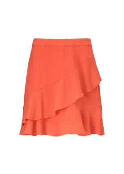 Modström Preloved Origami skirt, varen er en brugt style - Cherry Tomato< Preloved
