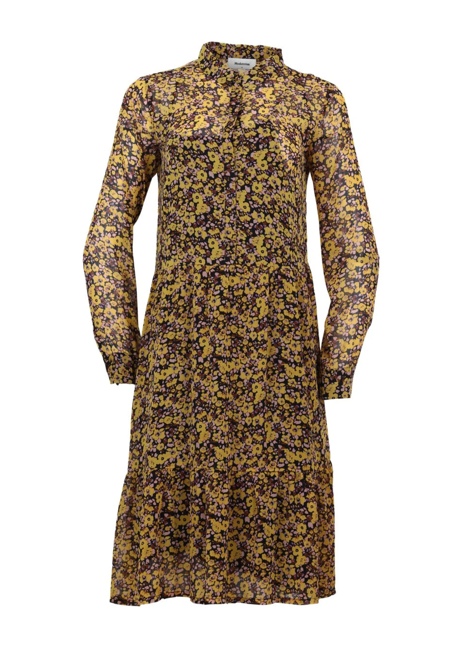 Modström Preloved Timba Print Dress, varen er en brugt style - Flower love< Preloved