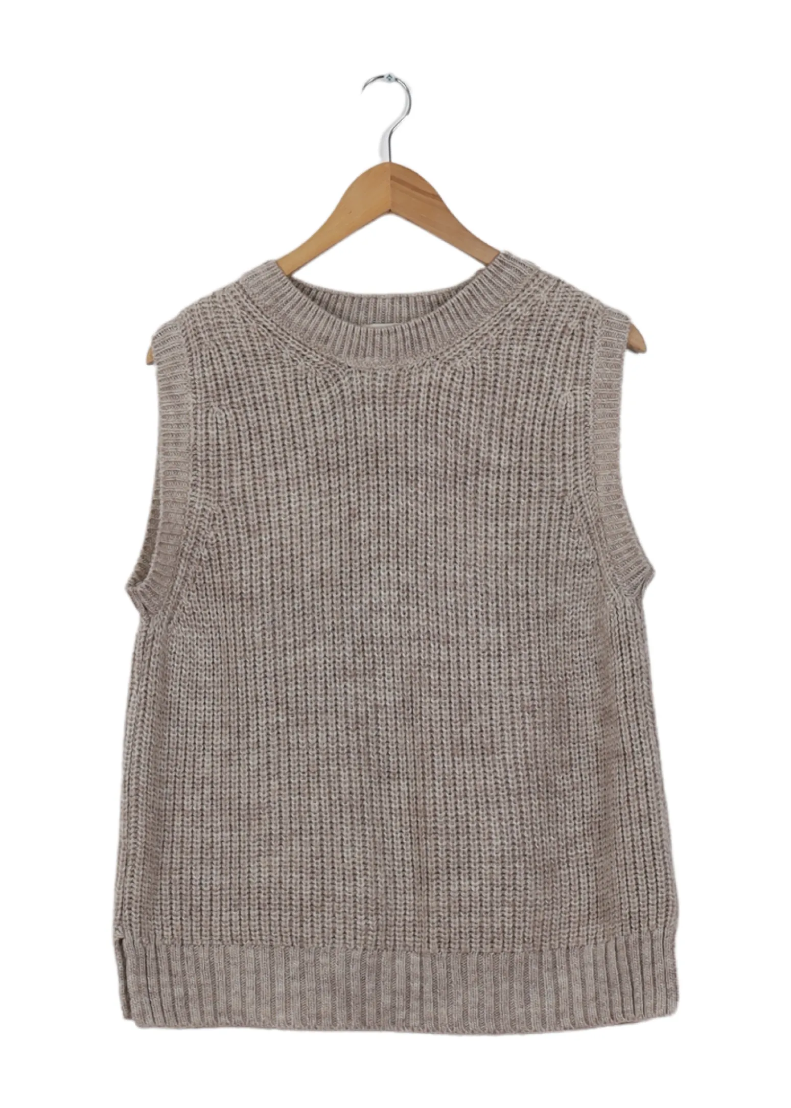 Modström Preloved Timme vest - Light Grey Melange< Preloved