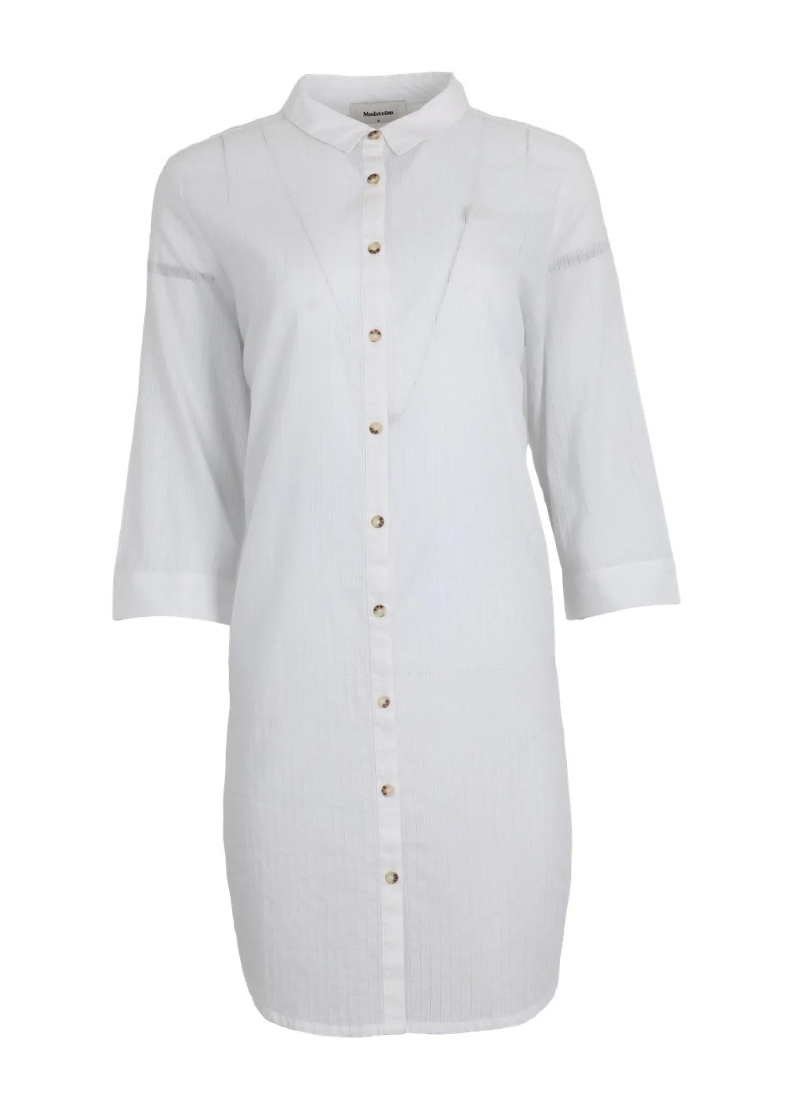 Modström Preloved Trade shirt, varen er en brugt style - Off white< Preloved