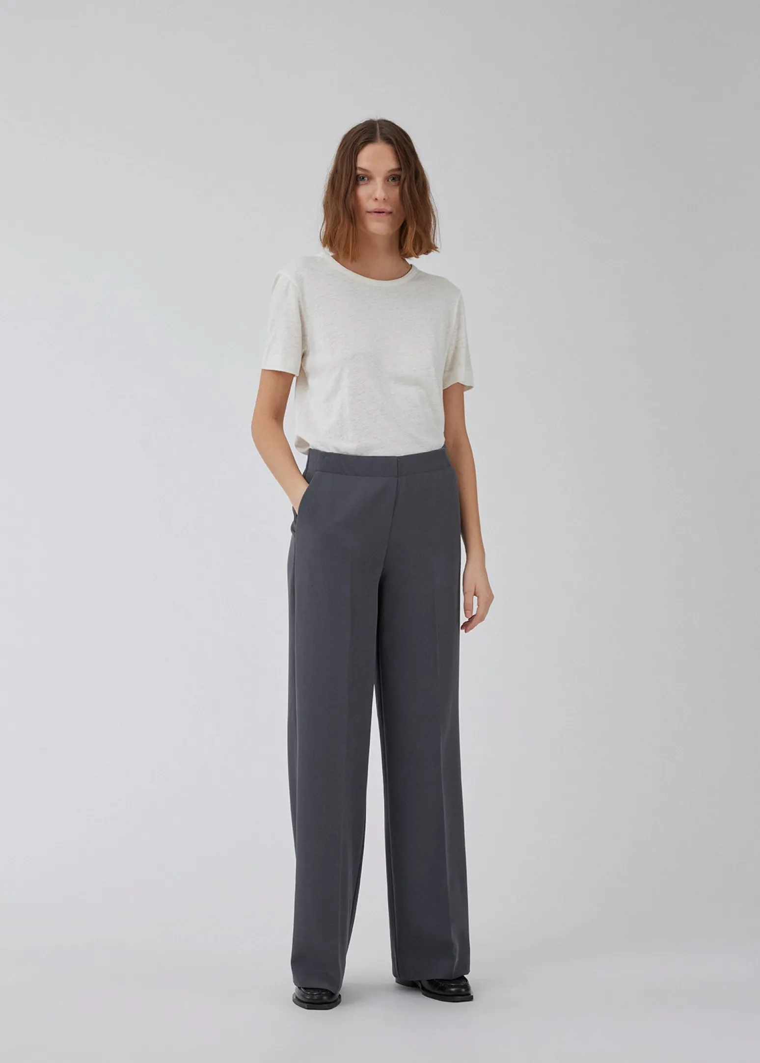 Modström Nelli pants - Iron Gate< Bukser