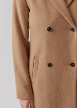 Modström Odelia coat - Brown Sugar< Frakker & Jakker