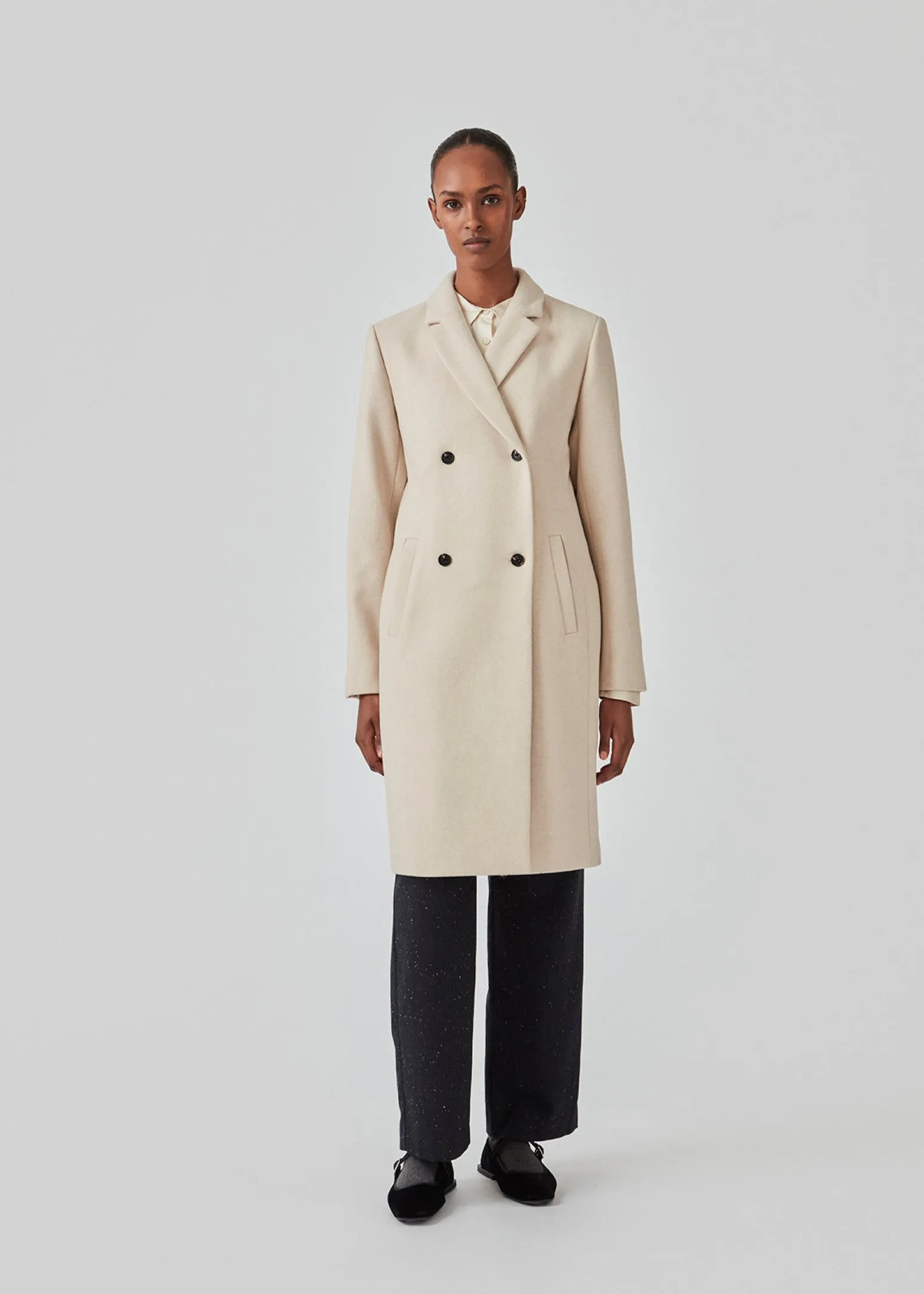 Modström Odelia coat - Summer Sand< Frakker & Jakker