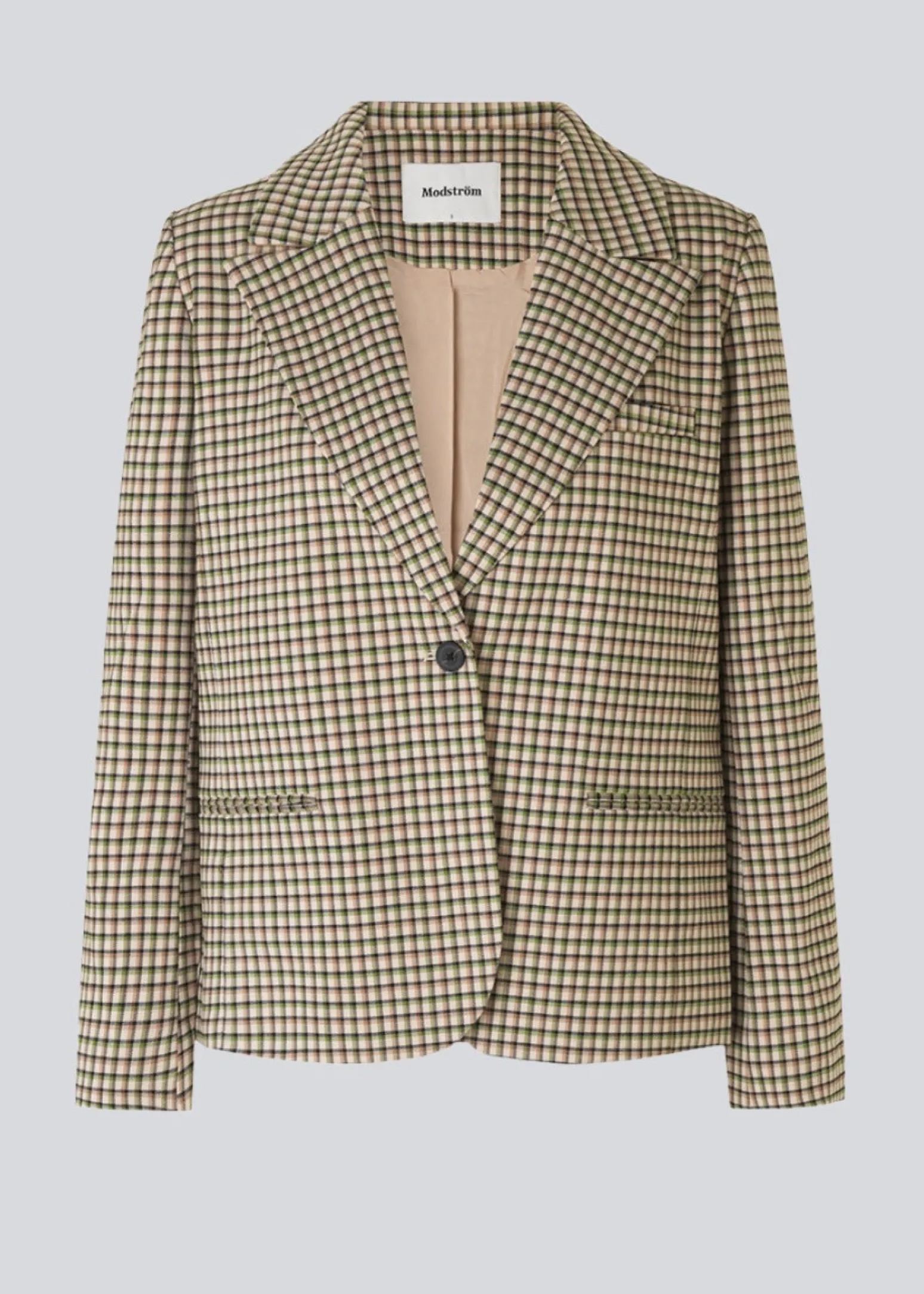 Modström OsvaldMD blazer - Forest Check< Blazere