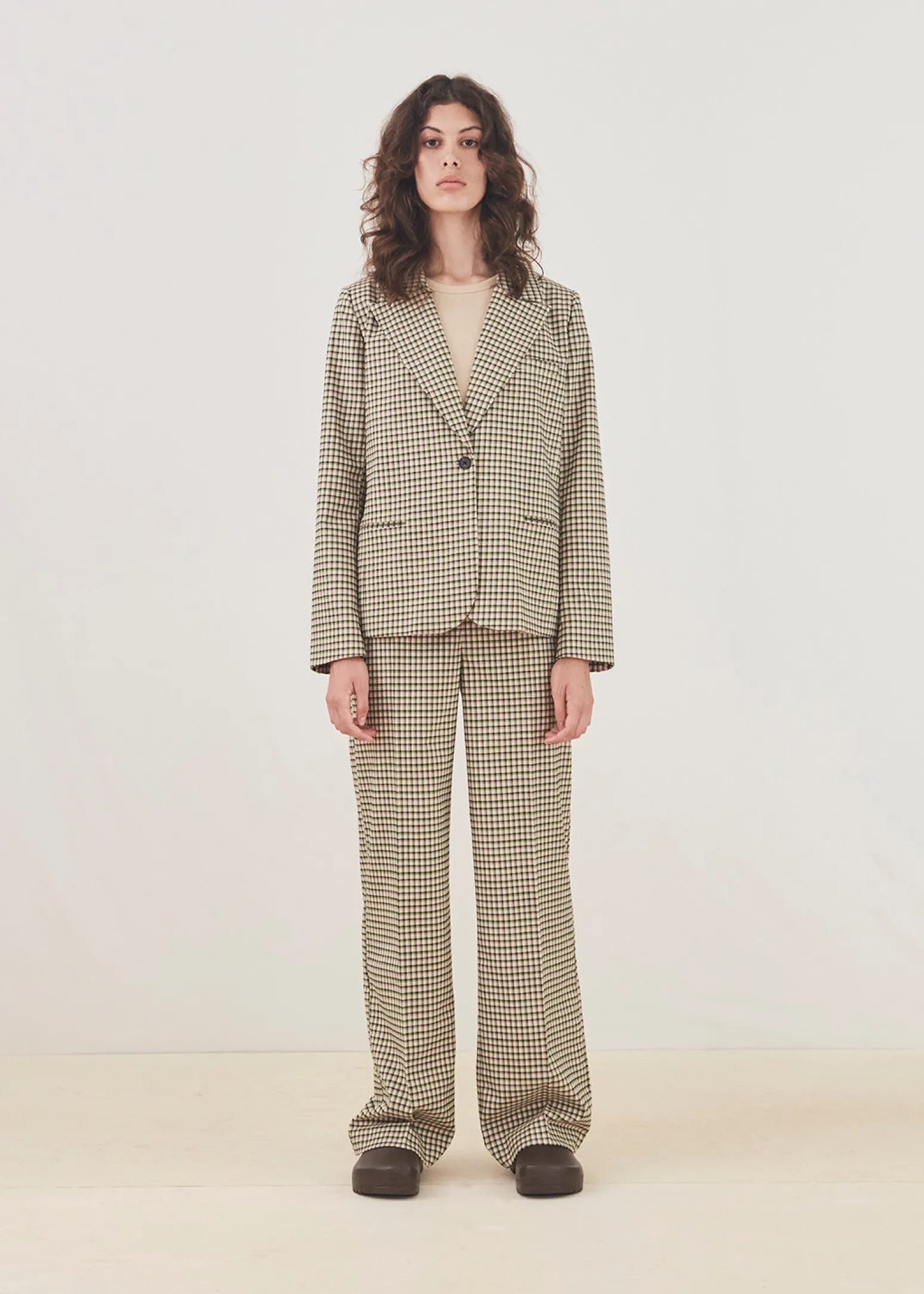 Modström OsvaldMD blazer - Forest Check< Blazere