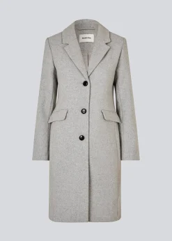 Modström Pamela coat - Grey Melange< Frakker & Jakker