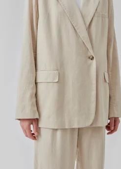 Modström ParkMD blazer - Cream Milk< Jakkesæt|Blazere
