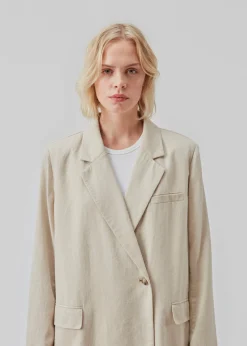 Modström ParkMD blazer - Cream Milk< Jakkesæt|Blazere