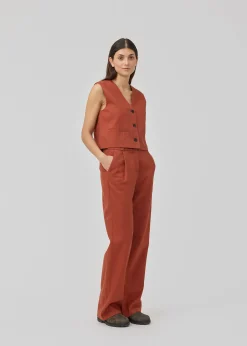 Modström ParkMD pants - Brandy Brown< Jakkesæt|Bukser