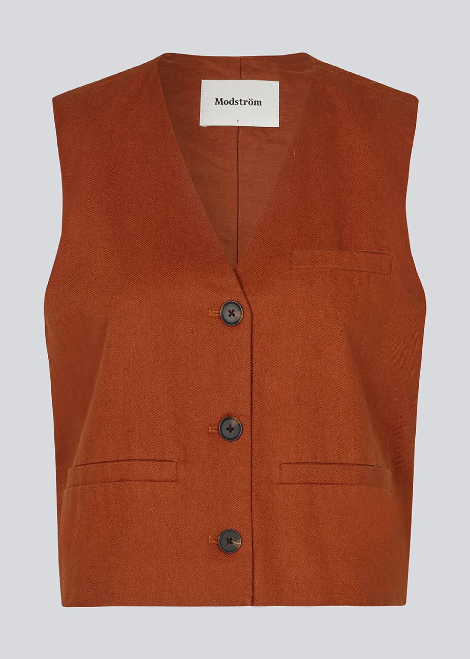 Modström ParkMD vest - Brandy Brown< Jakkesæt|Veste