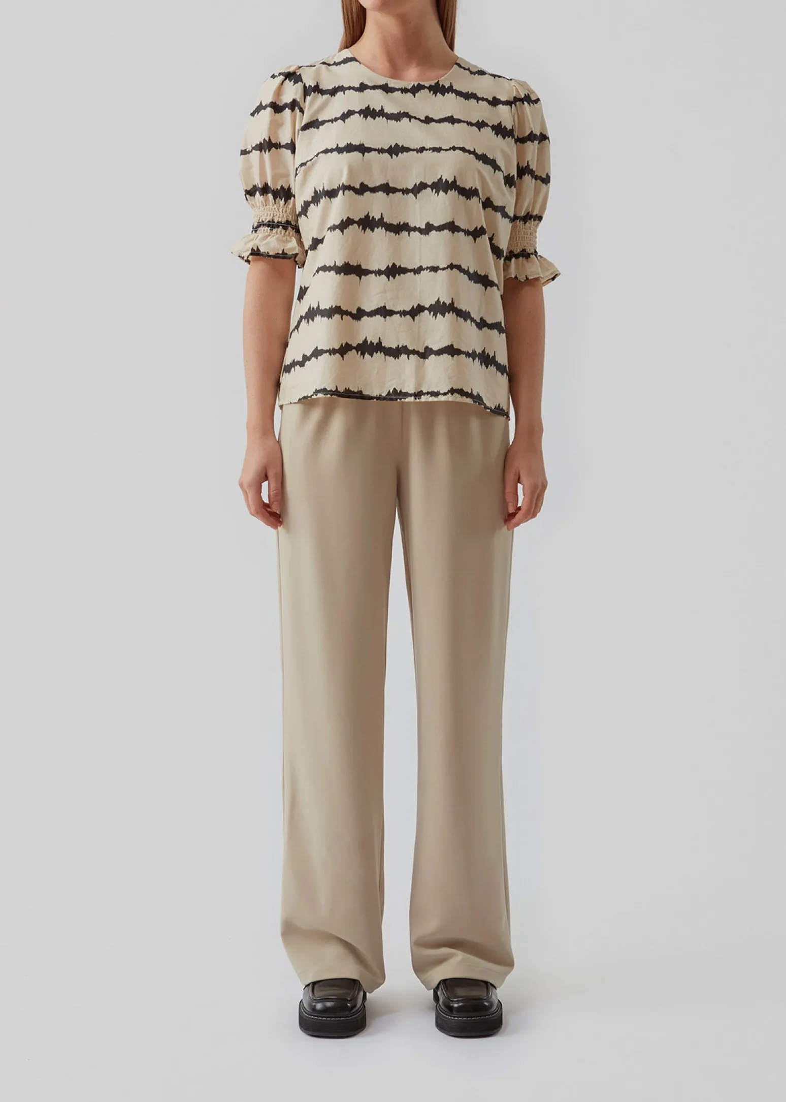 Modström PoemMD print top - Tie Dye Lines< Toppe