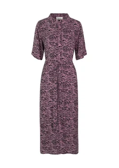 Modström RaidaMD print dress - Valerian Zebra< Kjoler
