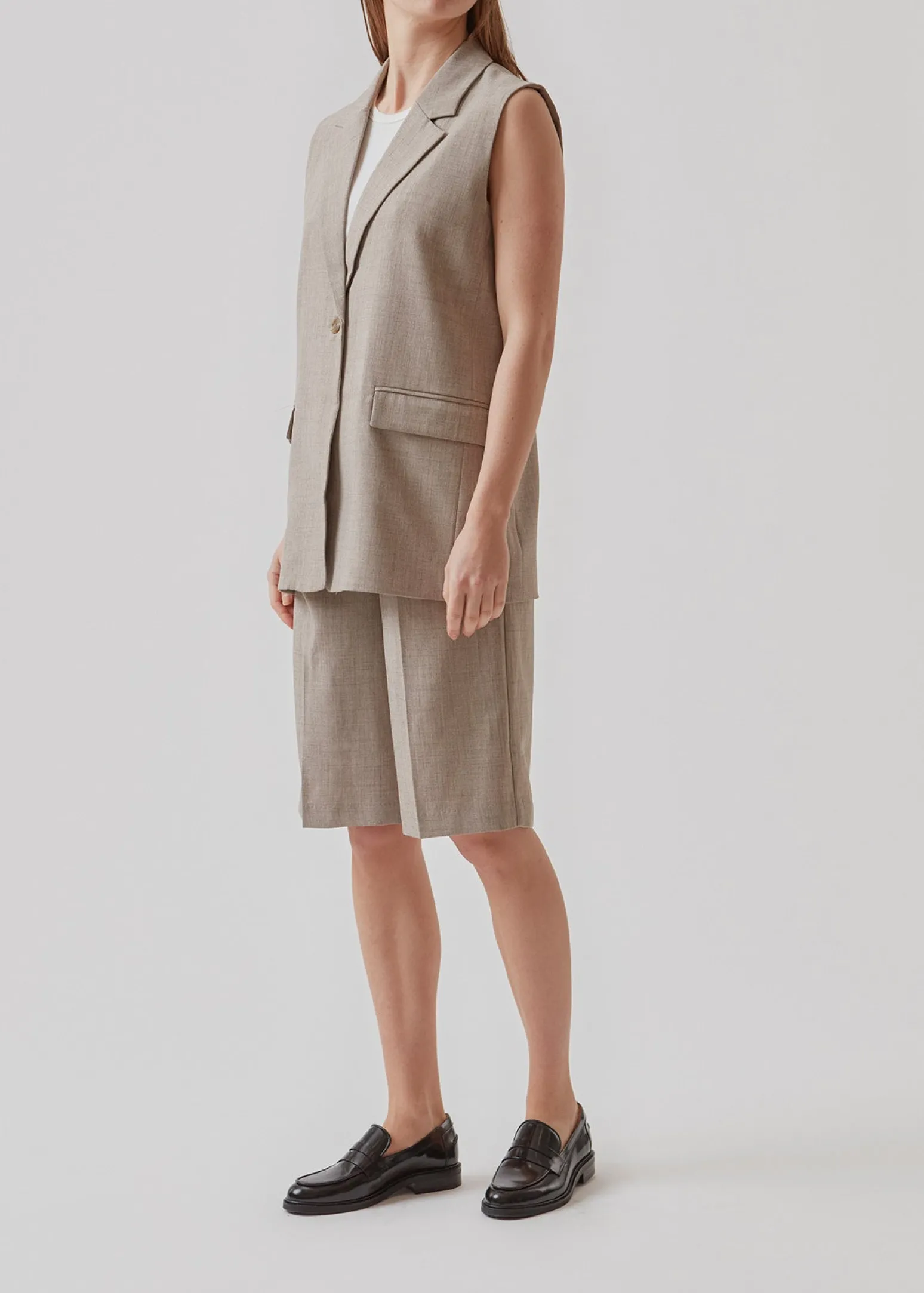 Modström RaphaelMD shorts - Beige melange< Shorts