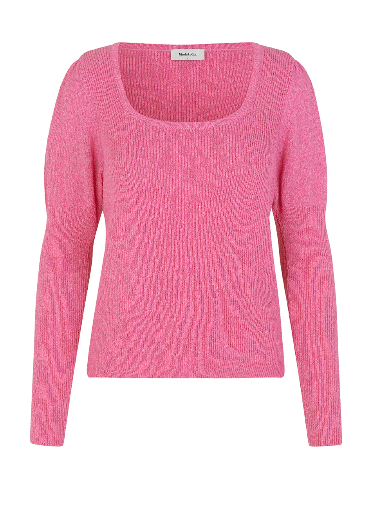 Modström RuthMD o-neck - Taffy Pink< Strik & Bluser